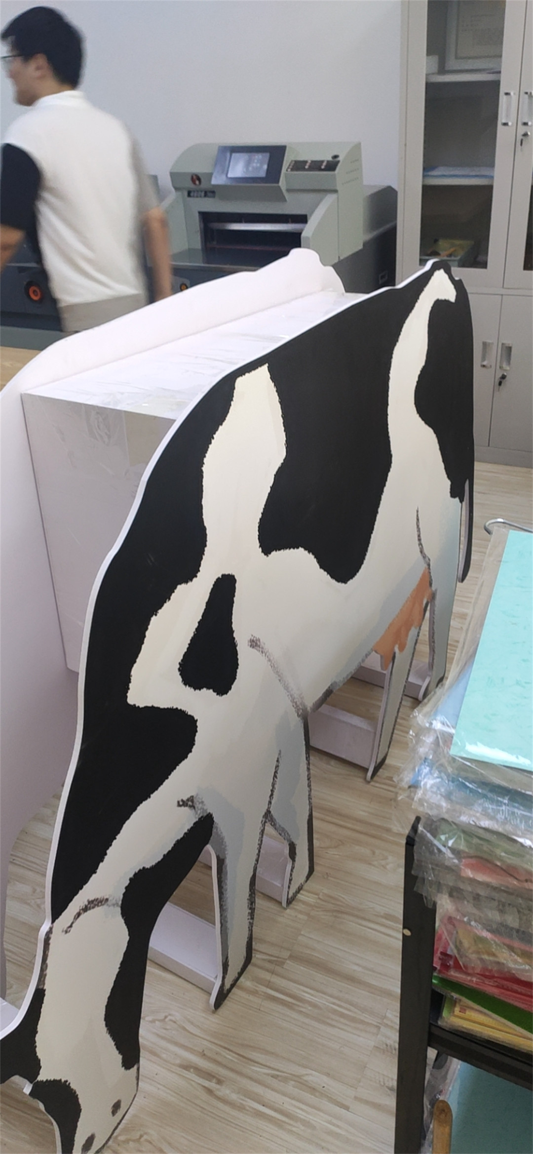 合肥乳制品会展牛模型制作2